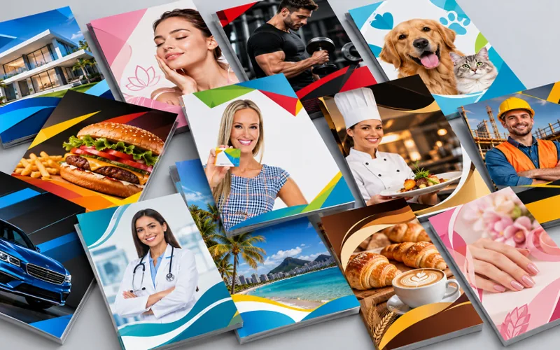 panfletos e folders personalizados impressos para divulgação